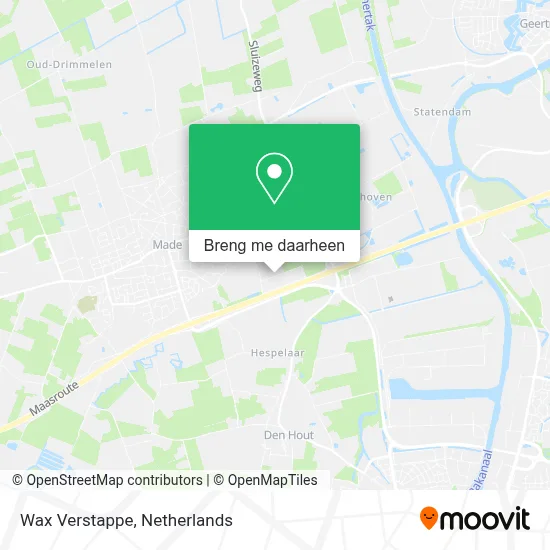 Wax Verstappe kaart