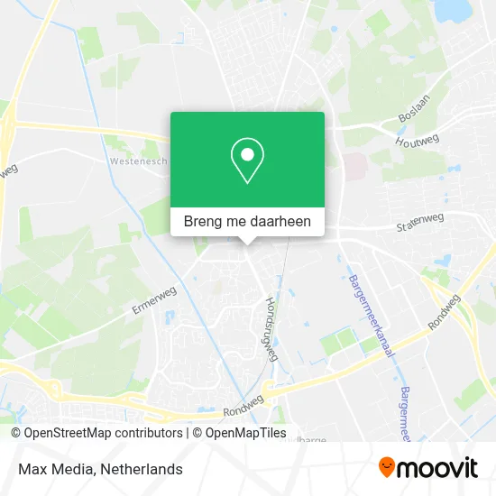 Max Media kaart