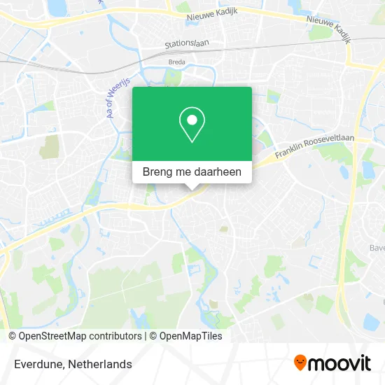 Everdune kaart