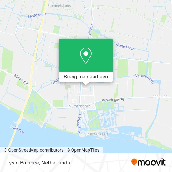 Fysio Balance kaart