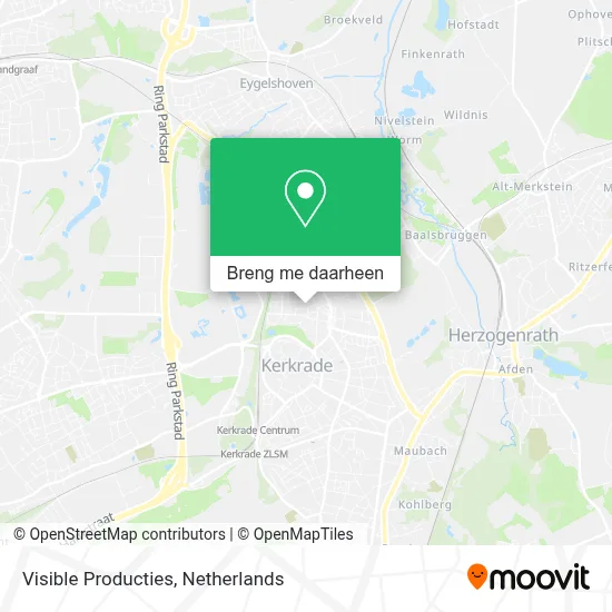 Visible Producties kaart