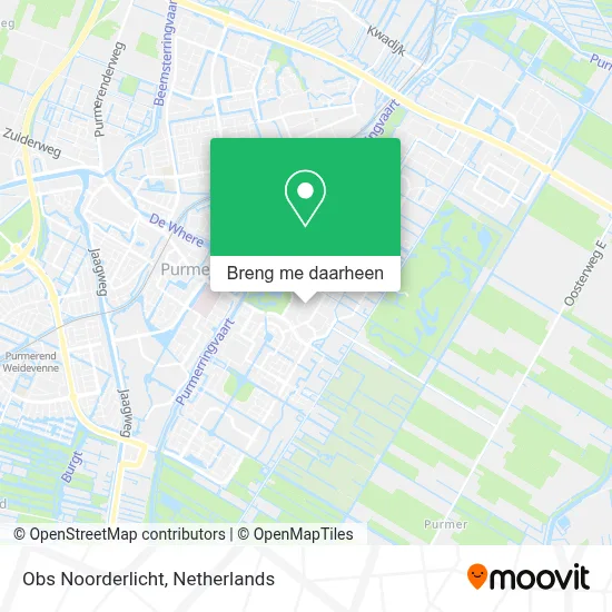 Obs Noorderlicht kaart