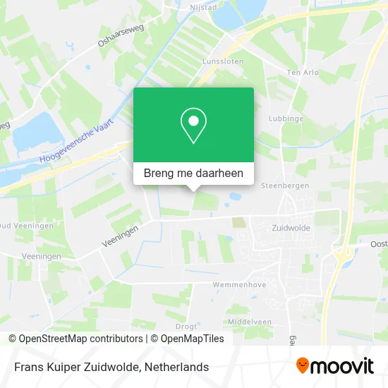 Frans Kuiper Zuidwolde kaart