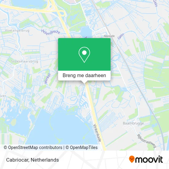 Cabriocar kaart