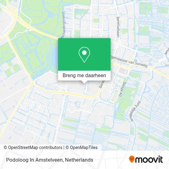 Podoloog In Amstelveen kaart