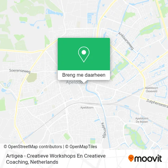 Artigea - Creatieve Workshops En Creatieve Coaching kaart