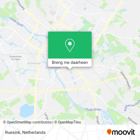 Ruesink kaart