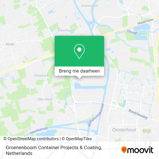 Groenenboom Container Projects & Coating kaart