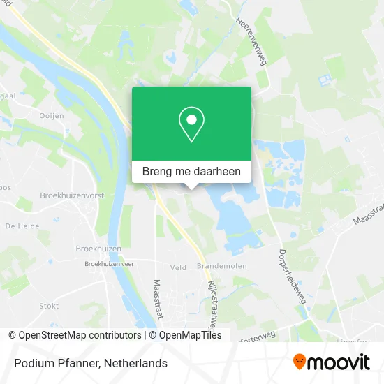 Podium Pfanner kaart