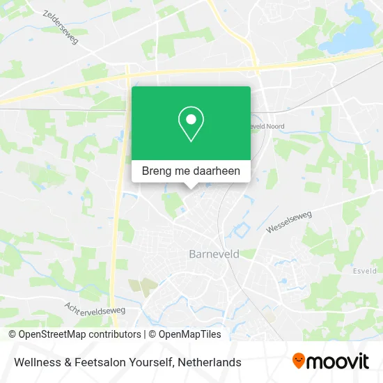Wellness & Feetsalon Yourself kaart