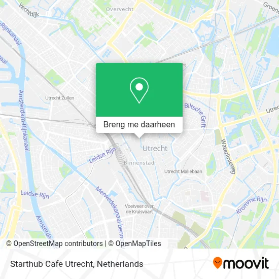 Starthub Cafe Utrecht kaart