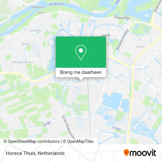 Horeca Thuis kaart
