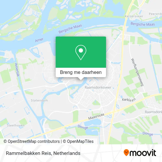 Rammelbakken Reis kaart