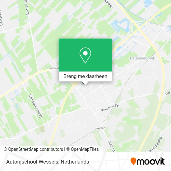 Autorijschool Wessels kaart
