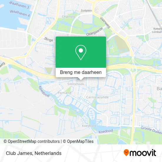 Club James kaart