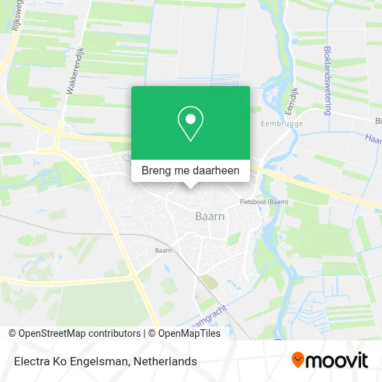 Electra Ko Engelsman kaart
