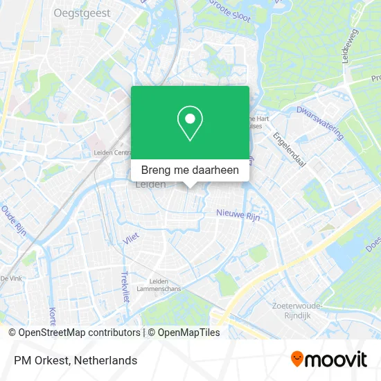 PM Orkest kaart