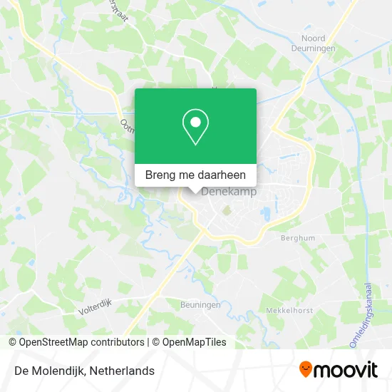 De Molendijk kaart