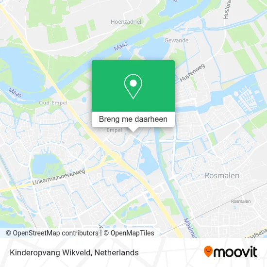 Kinderopvang Wikveld kaart