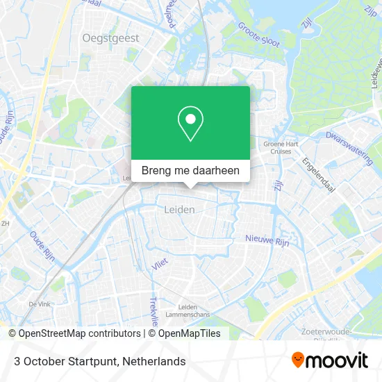 3 October Startpunt kaart