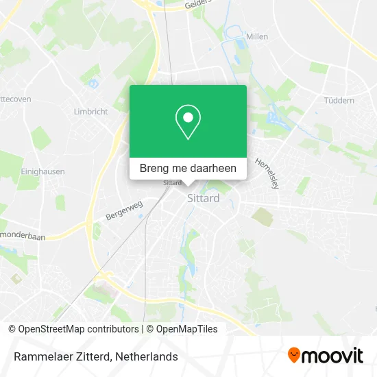 Rammelaer Zitterd kaart