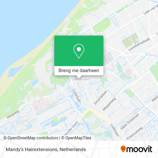 Mandy's Hairextensions kaart