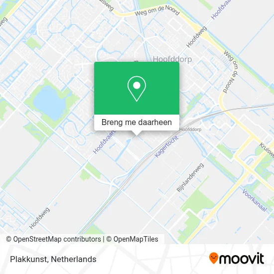 Plakkunst kaart