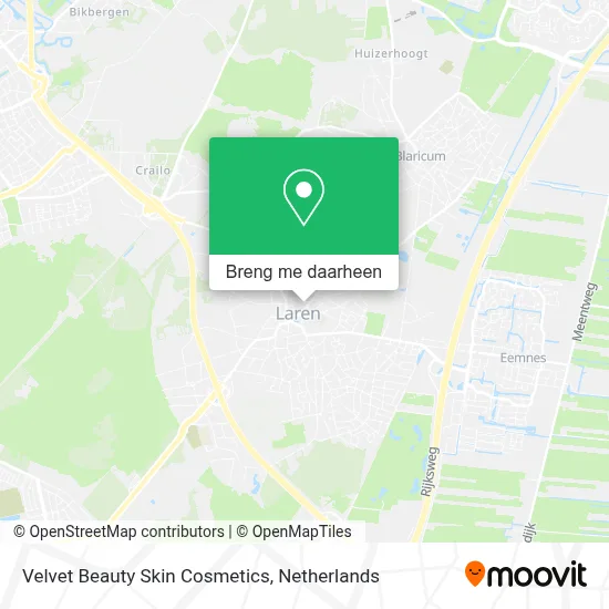 Velvet Beauty Skin Cosmetics kaart