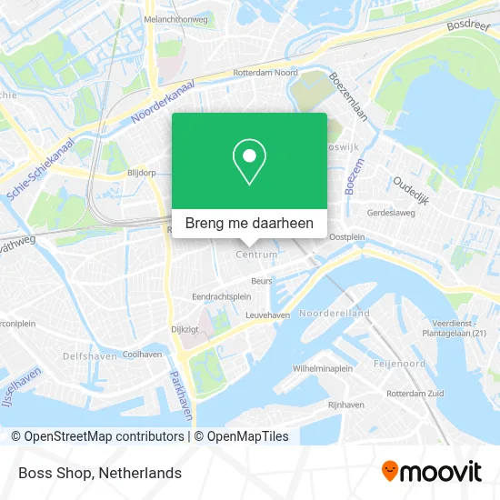 Boss Shop kaart