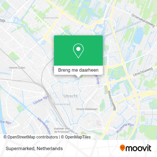 Supermarked kaart