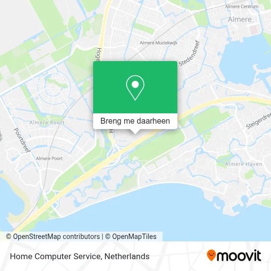 Home Computer Service kaart
