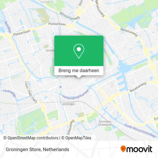 Groningen Store kaart