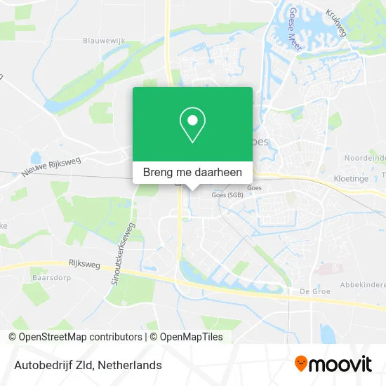 Autobedrijf Zld kaart