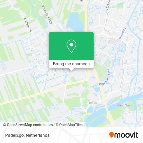 Padel2go kaart
