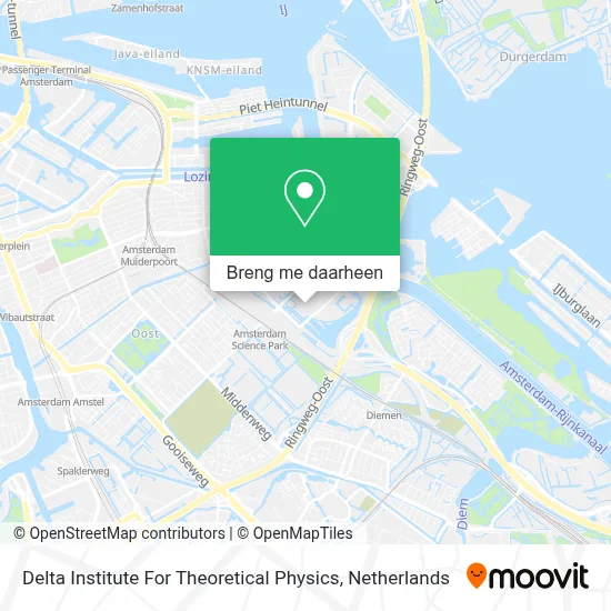 Delta Institute For Theoretical Physics kaart