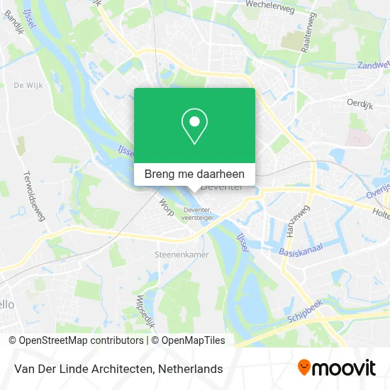 Van Der Linde Architecten kaart