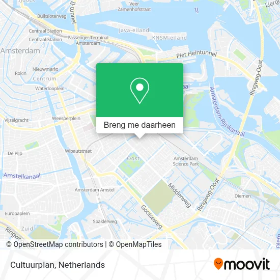 Cultuurplan kaart
