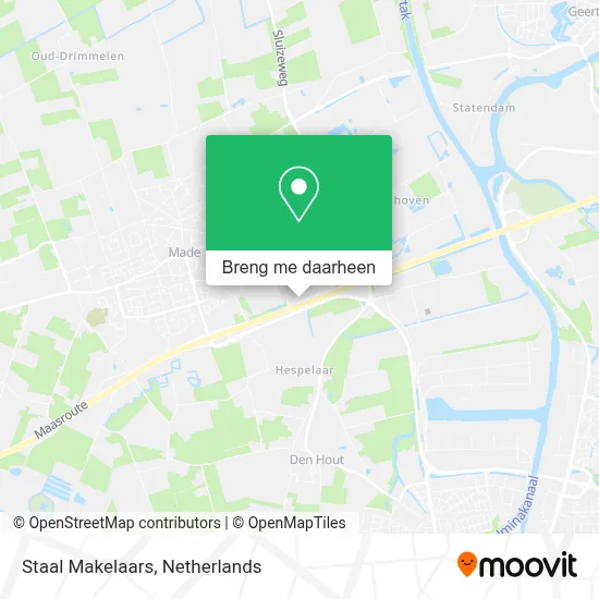 Staal Makelaars kaart