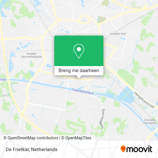 De Frietkar kaart