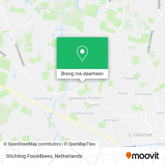 Stichting Food4bees kaart