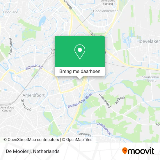 De Mooierij kaart