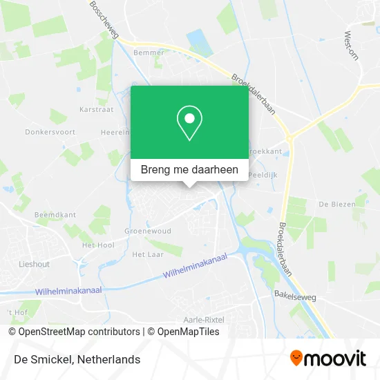 De Smickel kaart