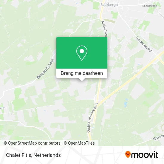 Chalet Fitis kaart