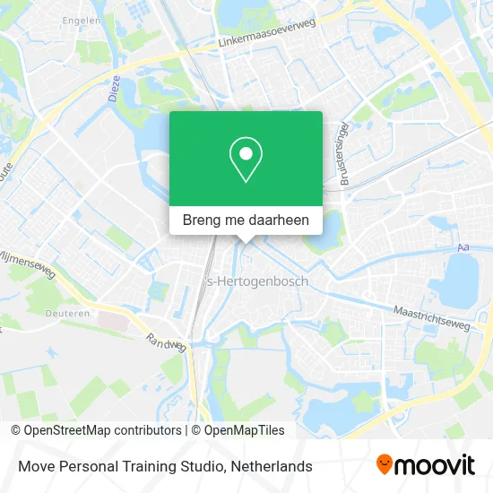 Move Personal Training Studio kaart
