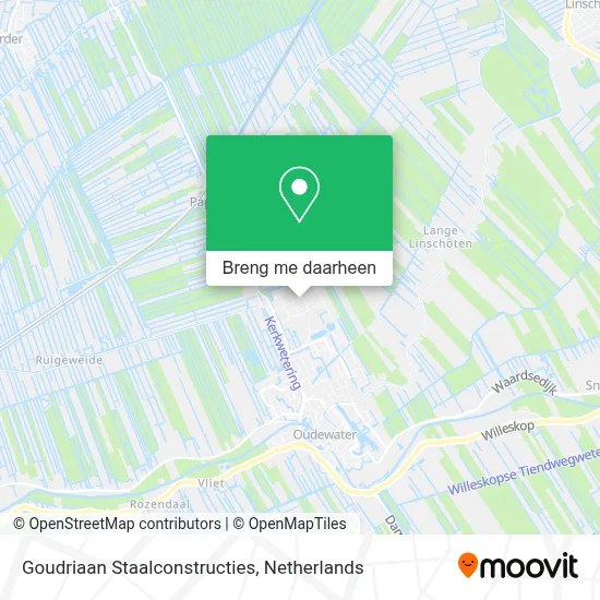 Goudriaan Staalconstructies kaart
