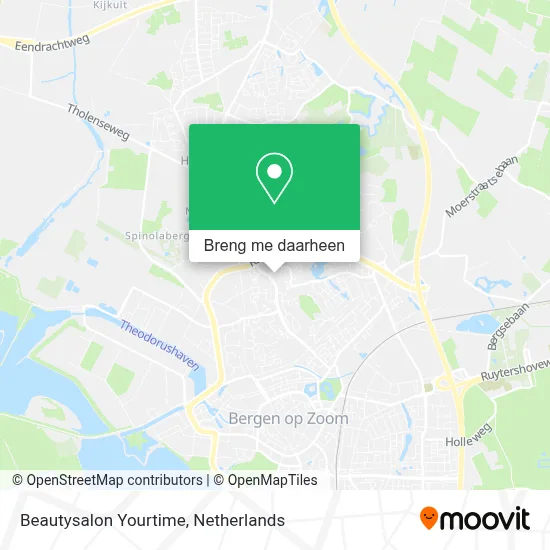 Beautysalon Yourtime kaart