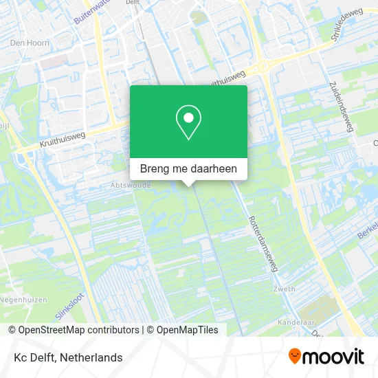 Kc Delft kaart