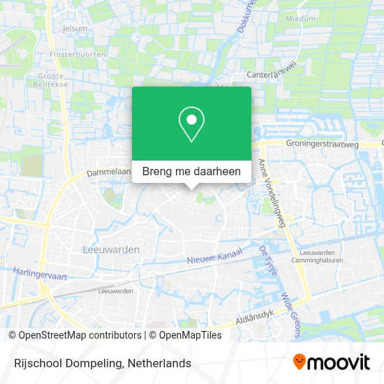 Rijschool Dompeling kaart