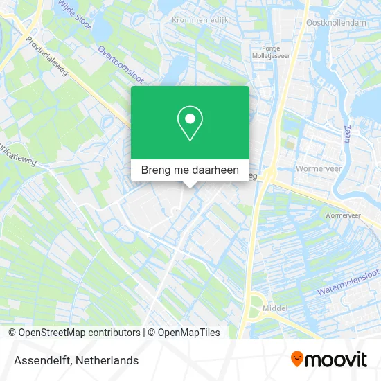 Assendelft kaart