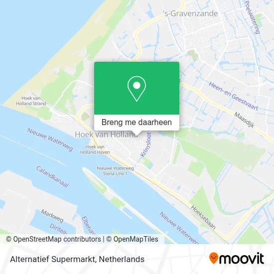Alternatief Supermarkt kaart